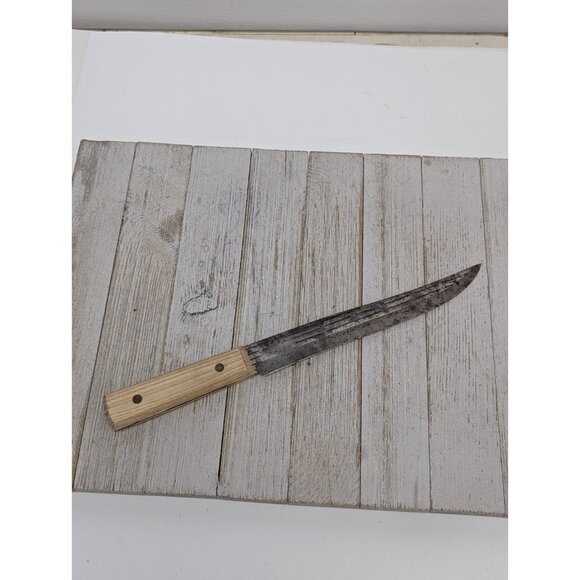 VTG Ekco Forge Carbon Steel Slicing Knife 8" Blade - 12-1/2" Length Taiwan - Picture 2 of 15